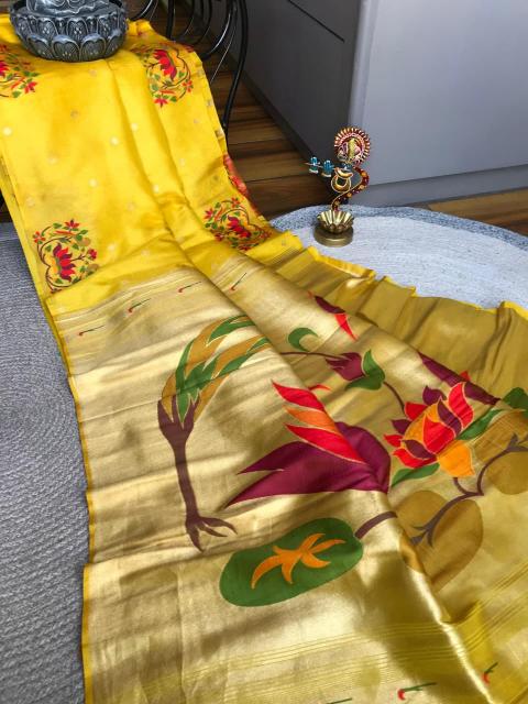 Akshara silk paithani saree manufacturer surat